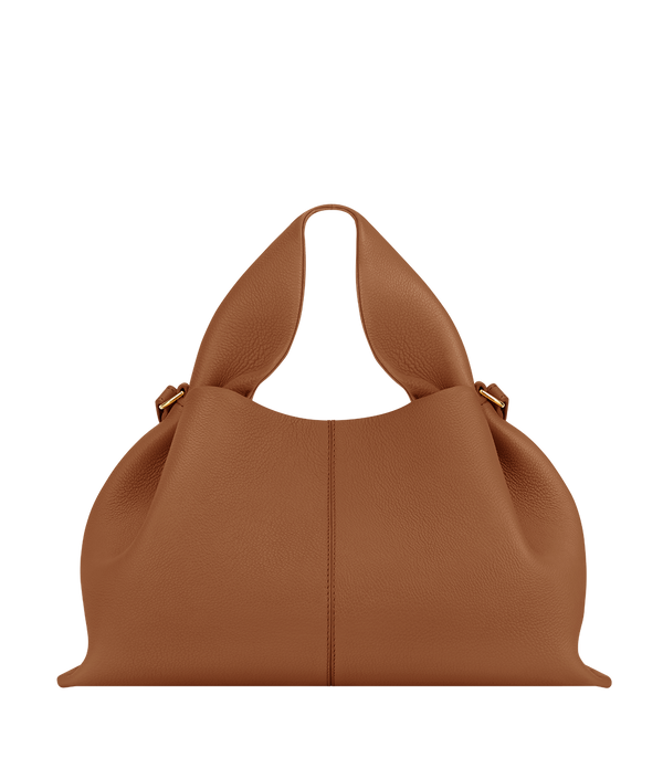 Polène Sac Numéro Neuf Camel Grainé