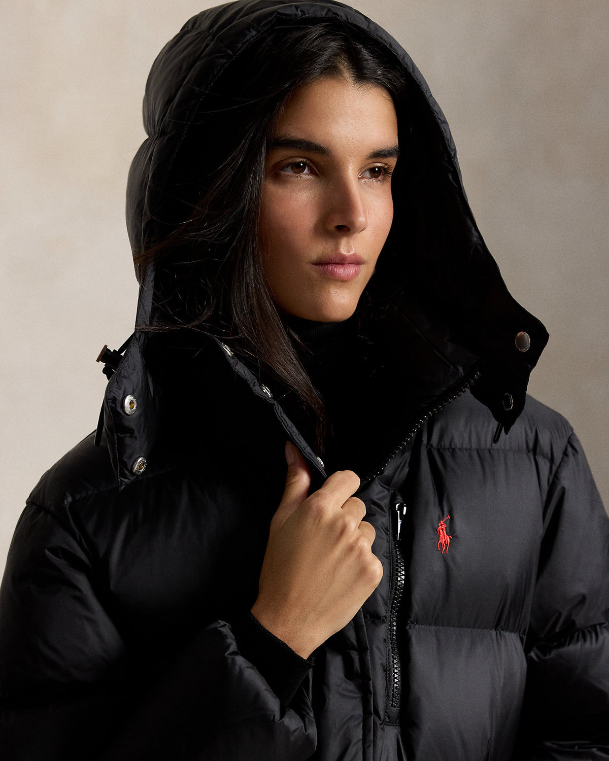 Ralph Lauren Mi-Lourde Noir · Doudoune en duvet