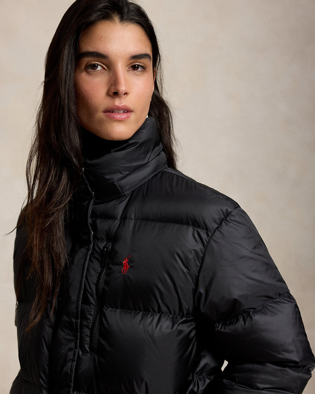 Ralph Lauren Mi-Lourde Noir · Doudoune en duvet
