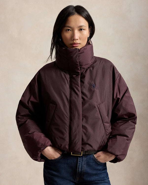 Ralph Lauren Polo Bordeaux Ombré · Doudoune courte