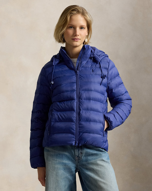 Ralph Lauren Rangeable Bleu Roi · Veste à capuche imperméable