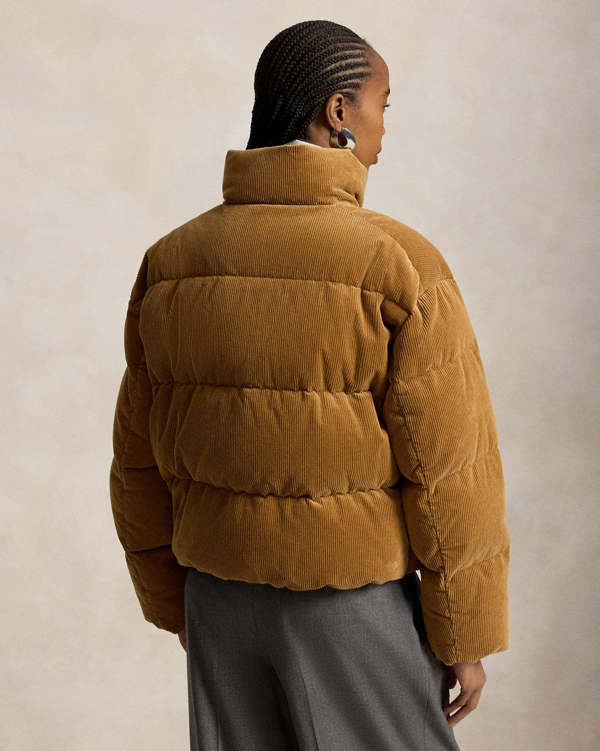 Ralph Lauren Velours Côtelé Camel · Doudoune