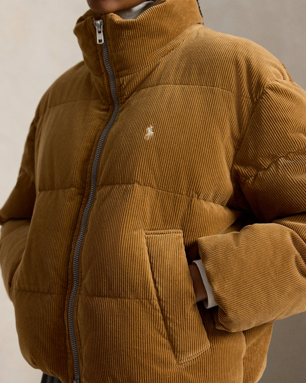 Ralph Lauren Velours Côtelé Camel · Doudoune