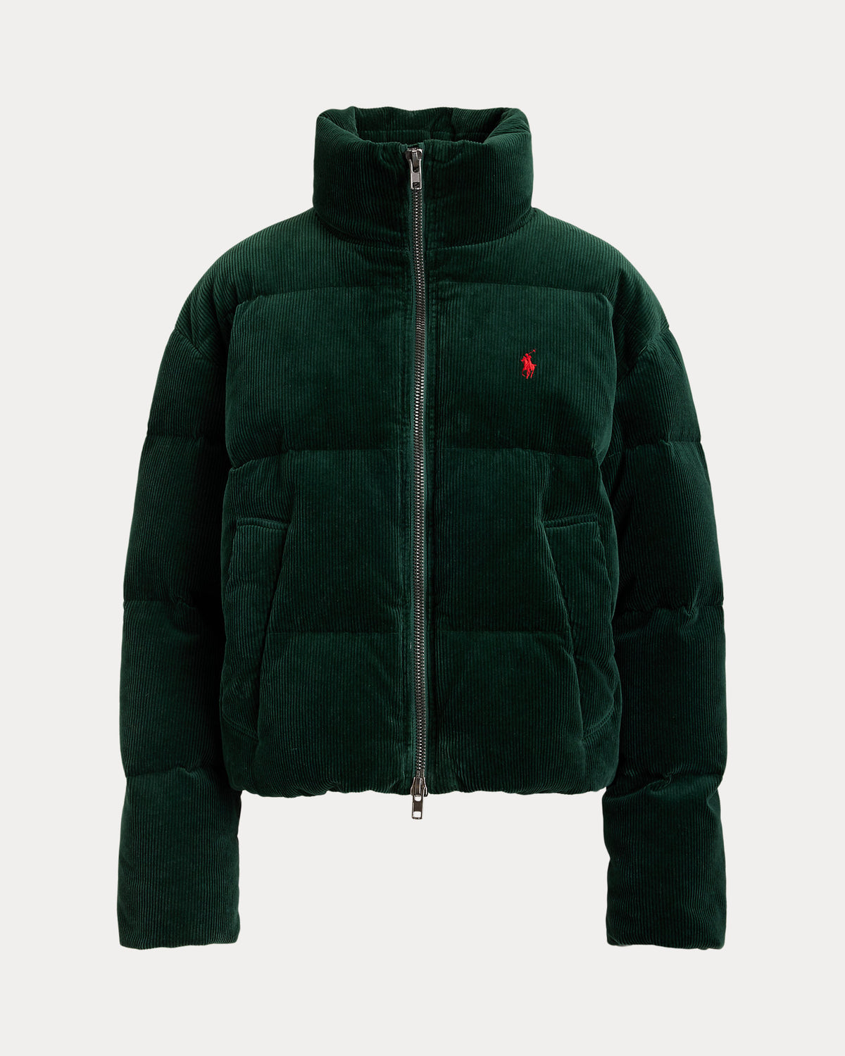 Ralph Lauren Velours Côtelé Vert Forêt · Doudoune