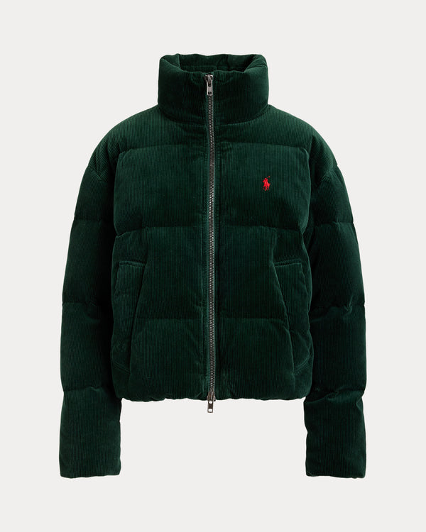 Ralph Lauren Velours Côtelé Vert Forêt · Doudoune