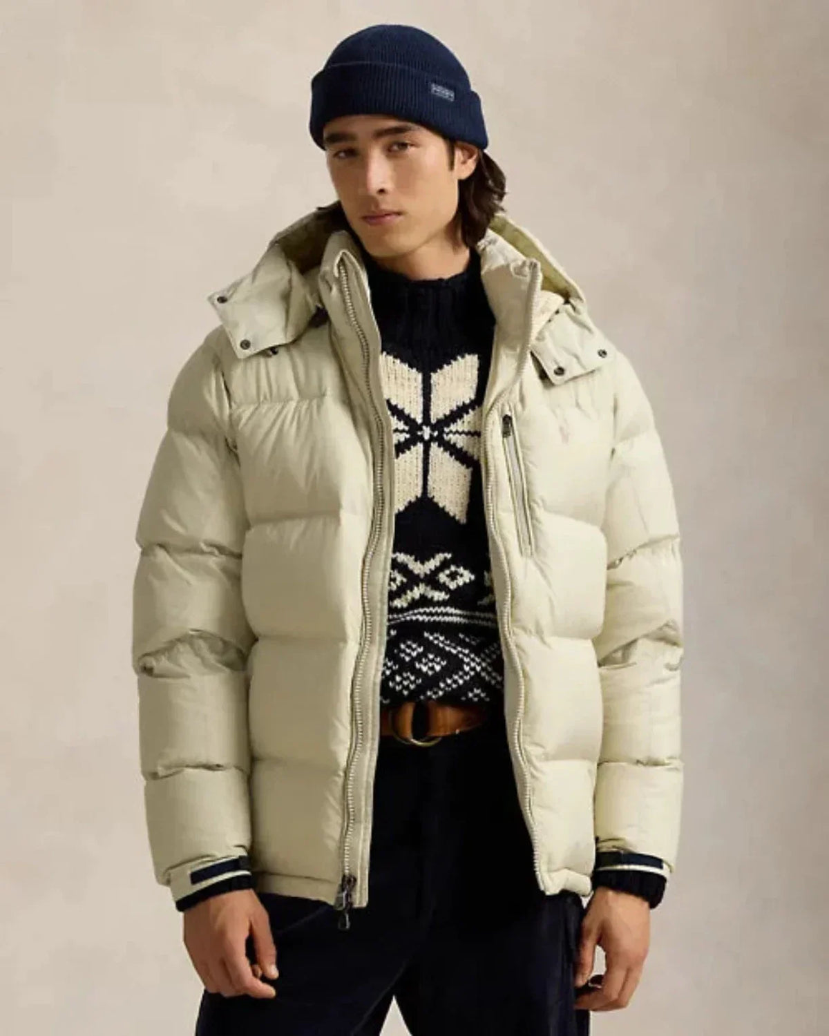 Ralph Lauren Gorham Beige · Doudoune