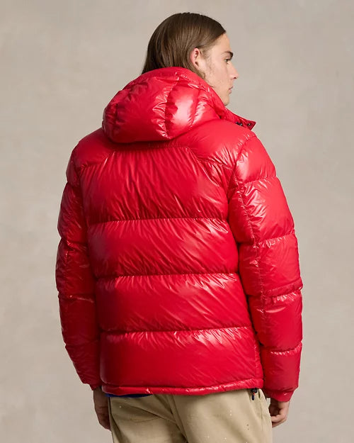 Ralph Lauren Gorham Rouge · Doudoune brillante
