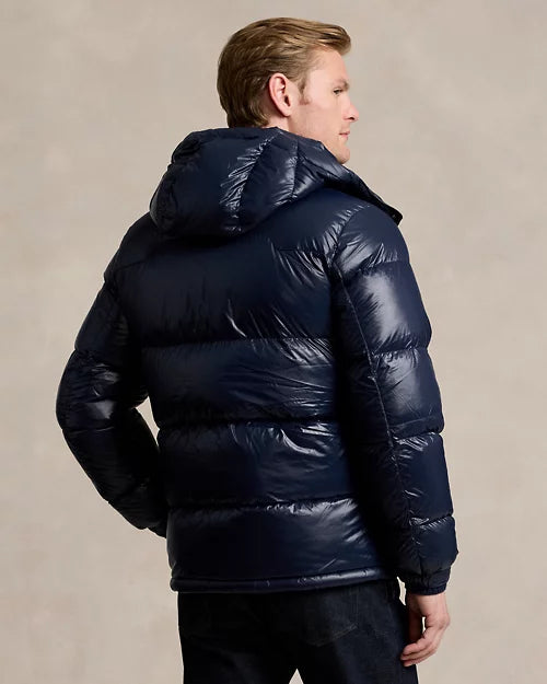 Ralph Lauren Gorham Bleu Marine · Doudoune brillante