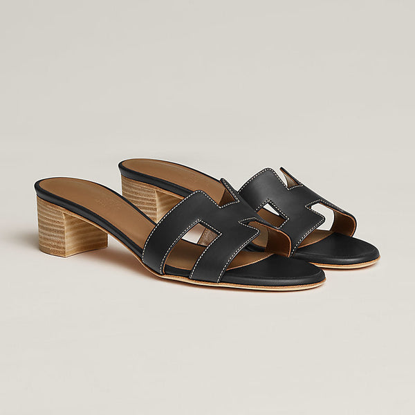 Hermes Oasis Sandals Black