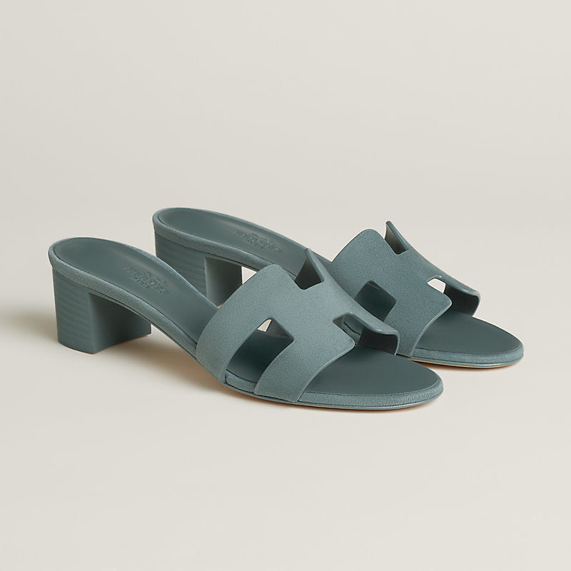 Hermes Oasis Sandals Thunder Blue