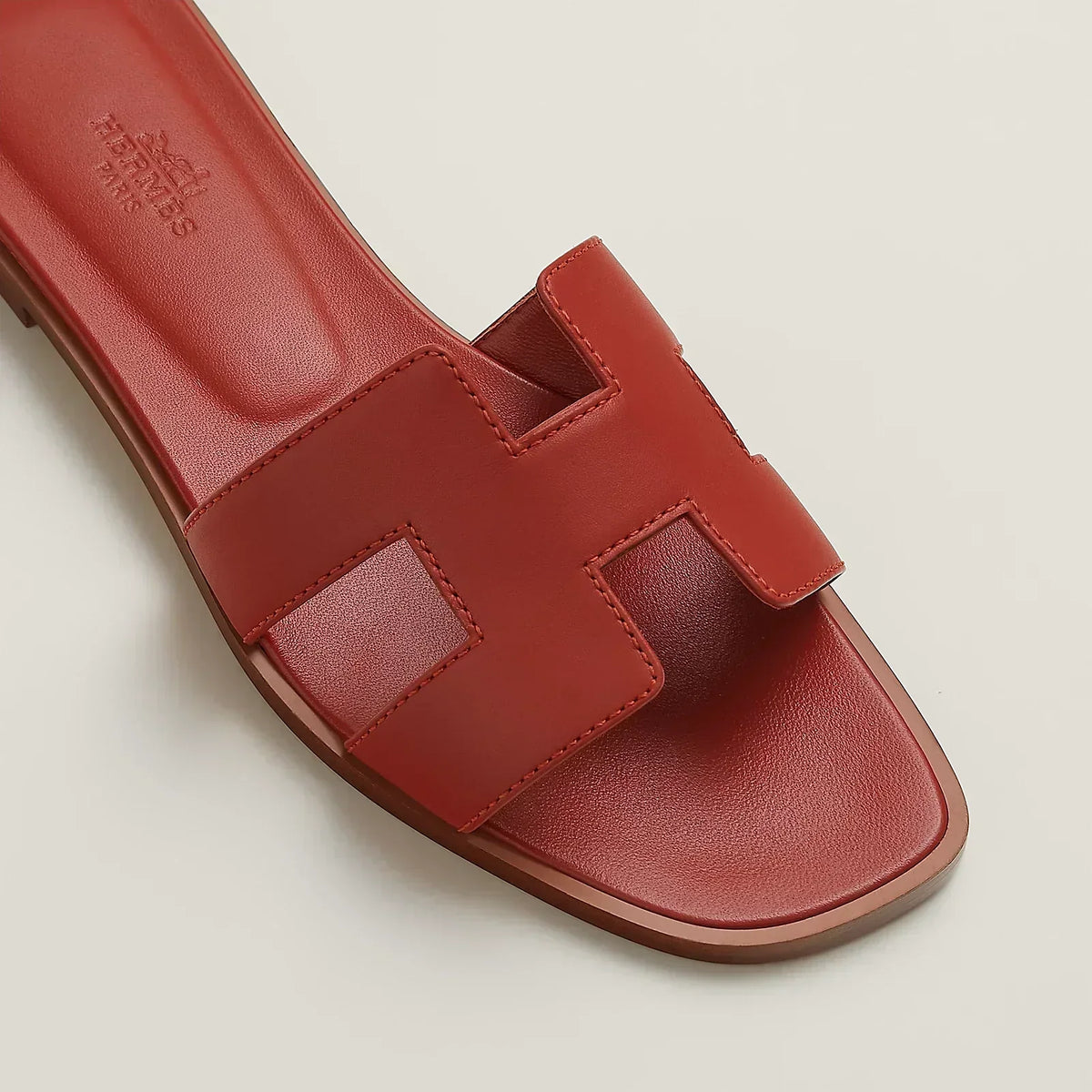 Hermes Sandals Burnt Orange