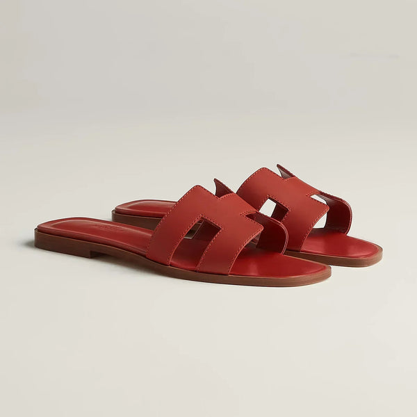 Hermes Sandals Burnt Orange