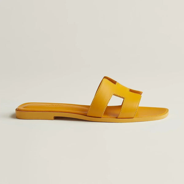 Hermes Sandals Topaz Yellow