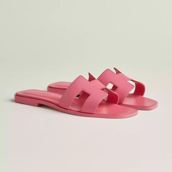 Hermes Sandals Pink Petal