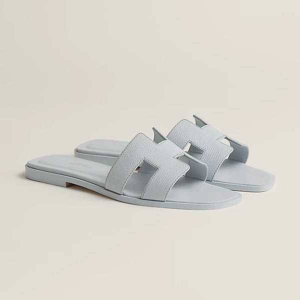 Hermes Sandals Glacier Blue