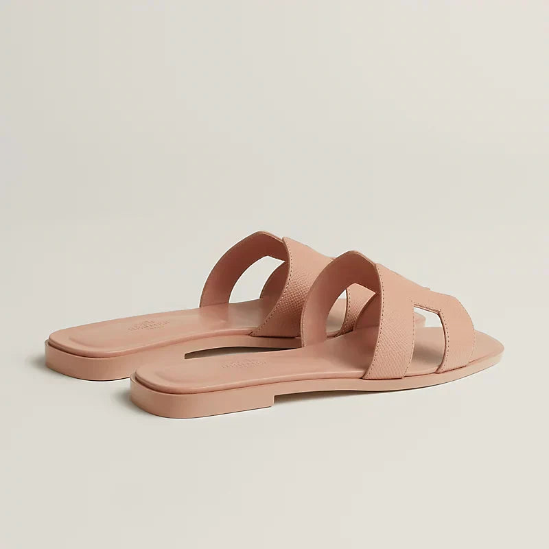 Hermes Sandals Pearl Beige