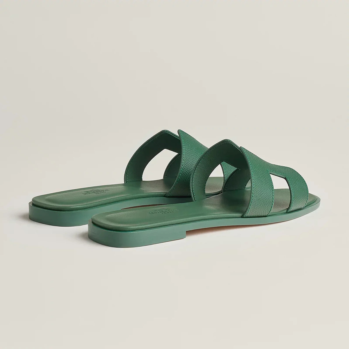 Hermes Sandals Ivy Green