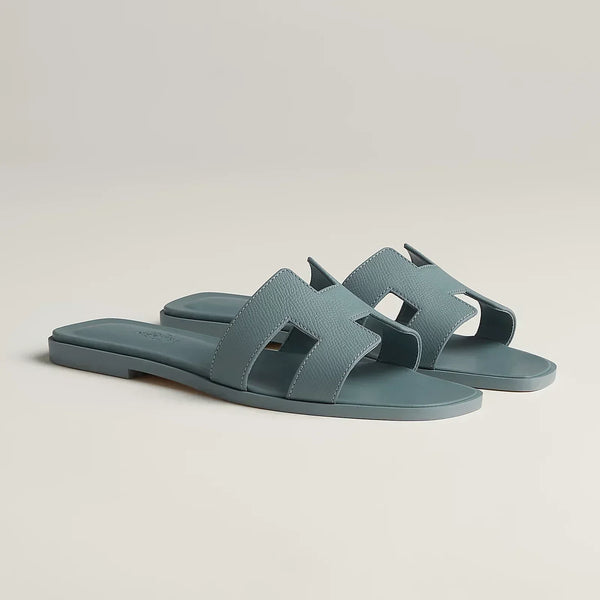 Hermes Sandals Antarctic Grey