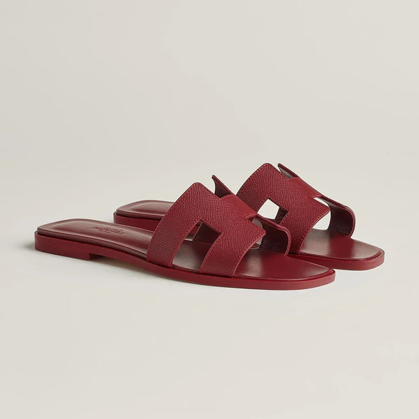 Hermes Sandals Red H