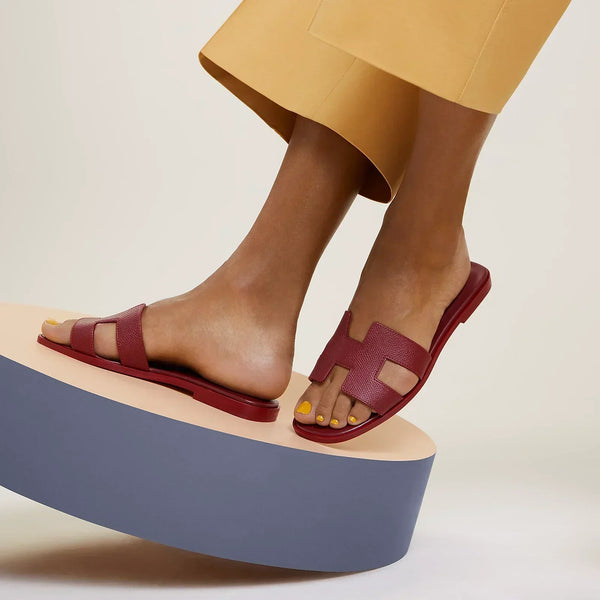 Hermes Sandals Red H
