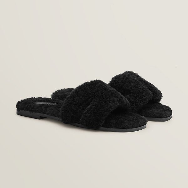 Hermes Sandals Black