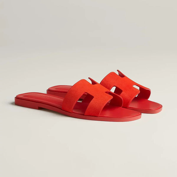 Hermes Sandals Grenadine Red