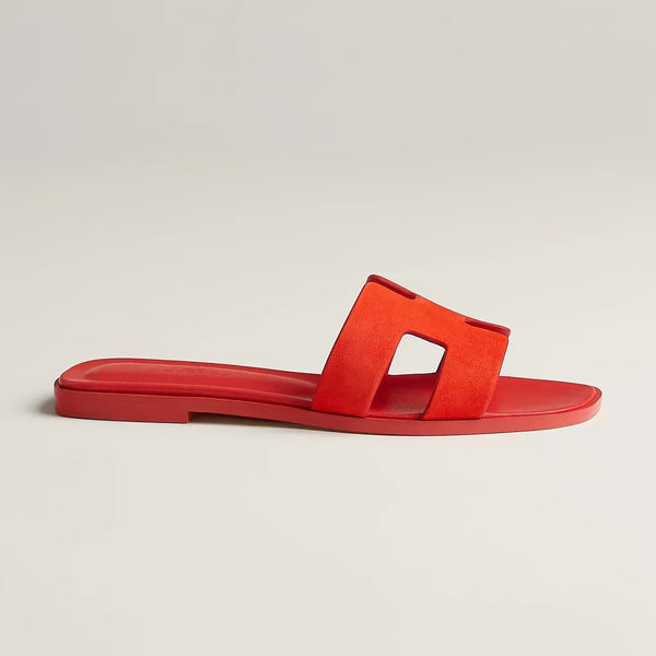 Hermes Sandals Grenadine Red