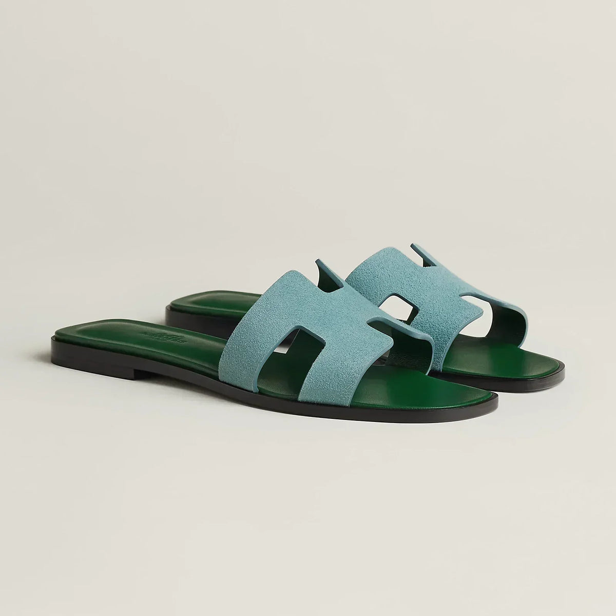 Hermes Sandals Water Green