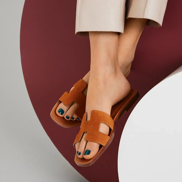 Hermes Sandals Natural