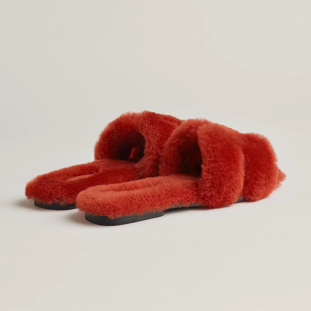 Hermes Sandals Turin Red