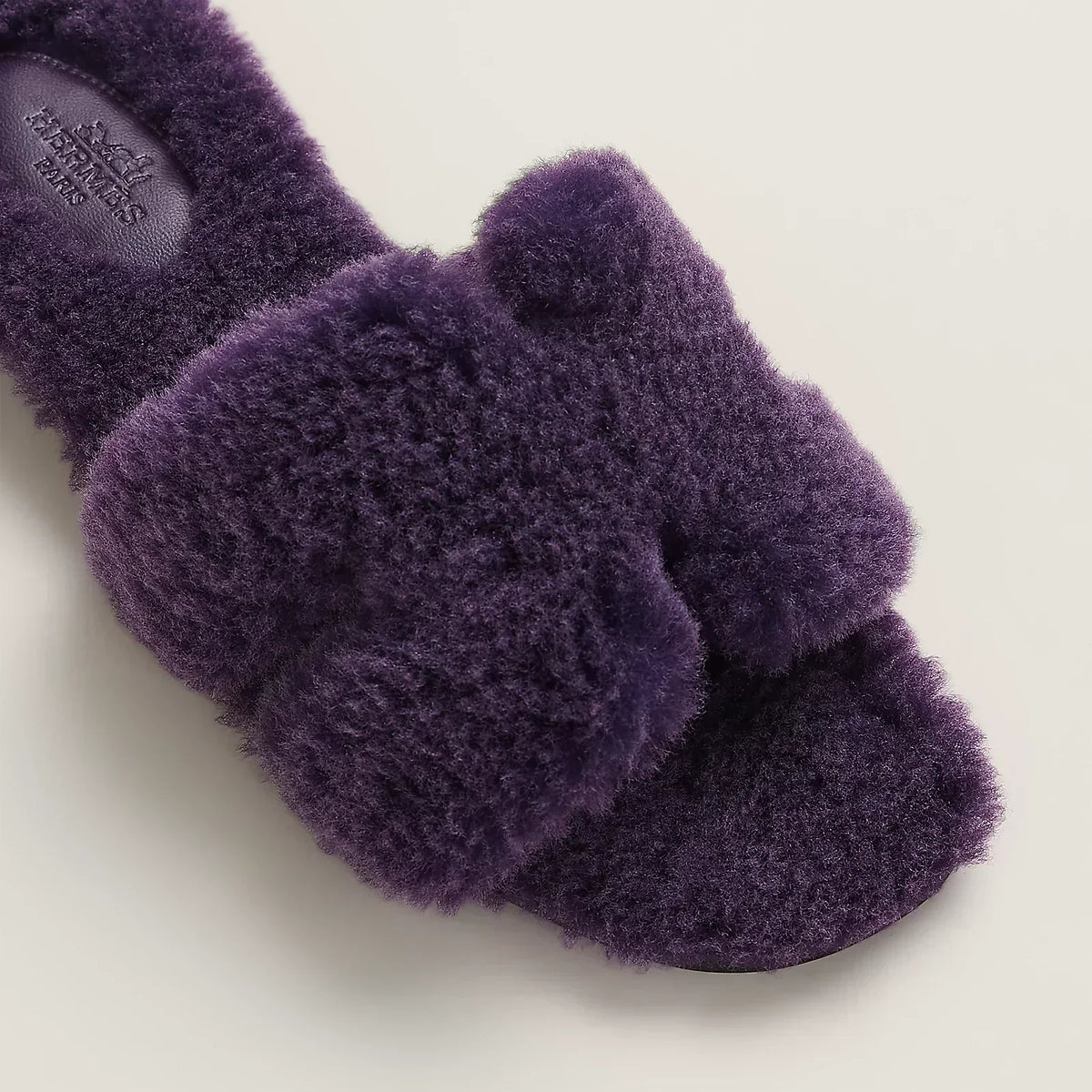 Hermes Sandals Dark Purple