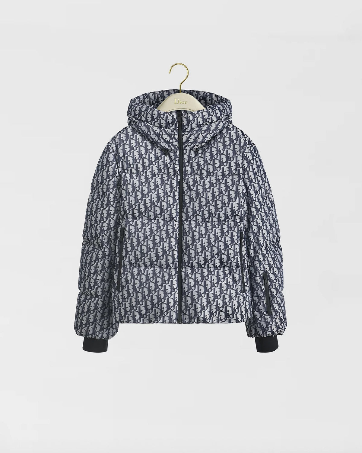 Dior Oblique Bleu Marine et Gris · Doudoune