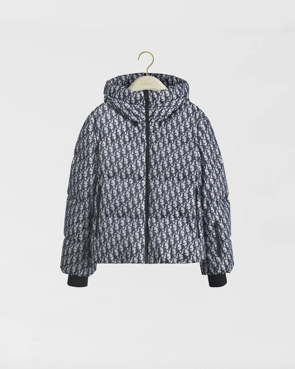 Dior Oblique Bleu Marine et Gris · Doudoune