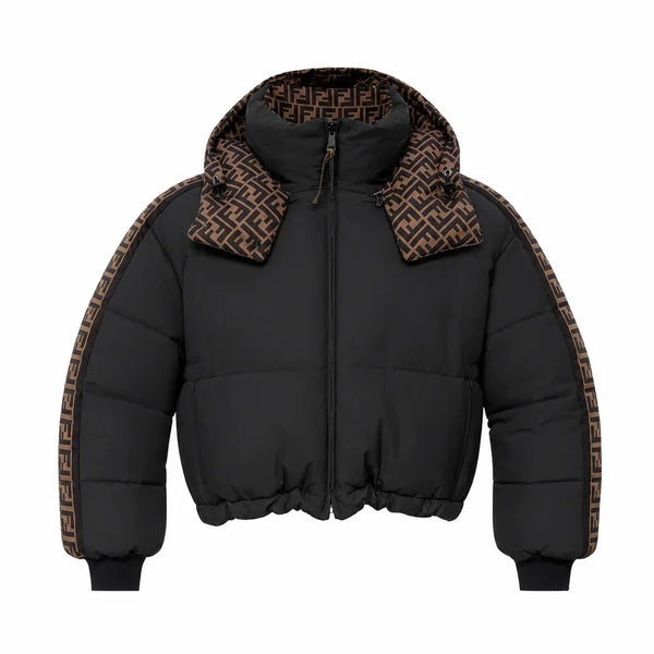 Fendi Réversible Noir et FF · Doudoune