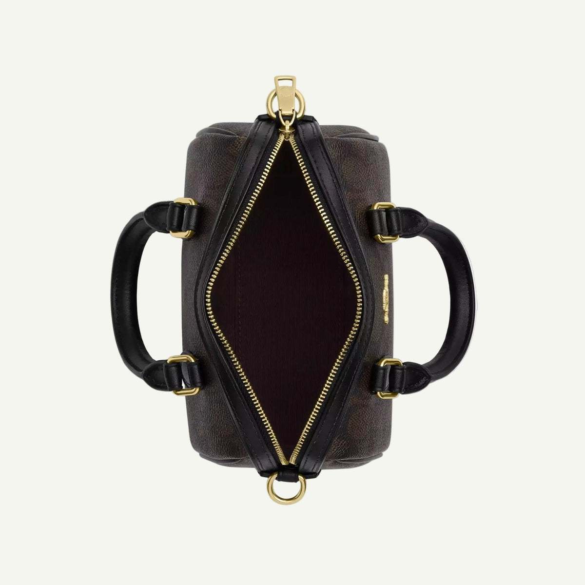 Coach Rowan Mini Crossbody Bag Black Canvas