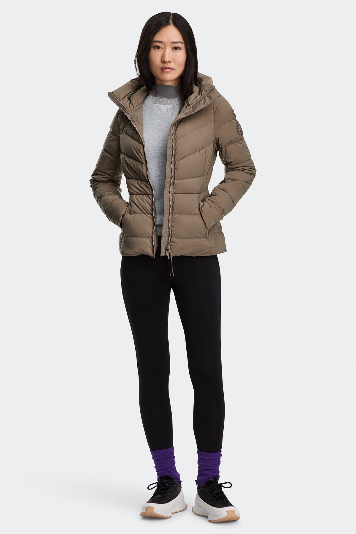 Canada Goose Clair Gris Taupe · Veste